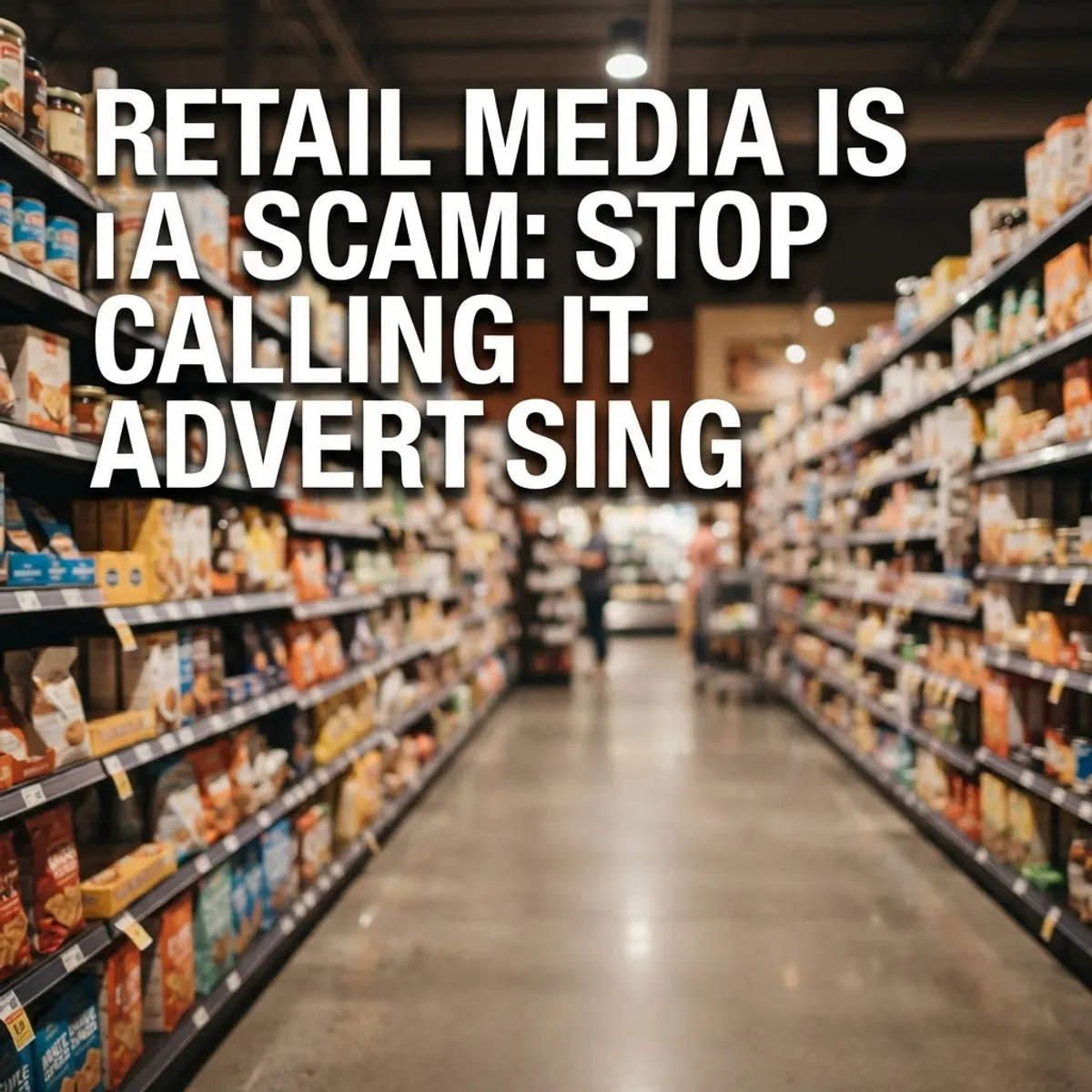 Retail Media Is A Scam: Stop Calling It Advertising